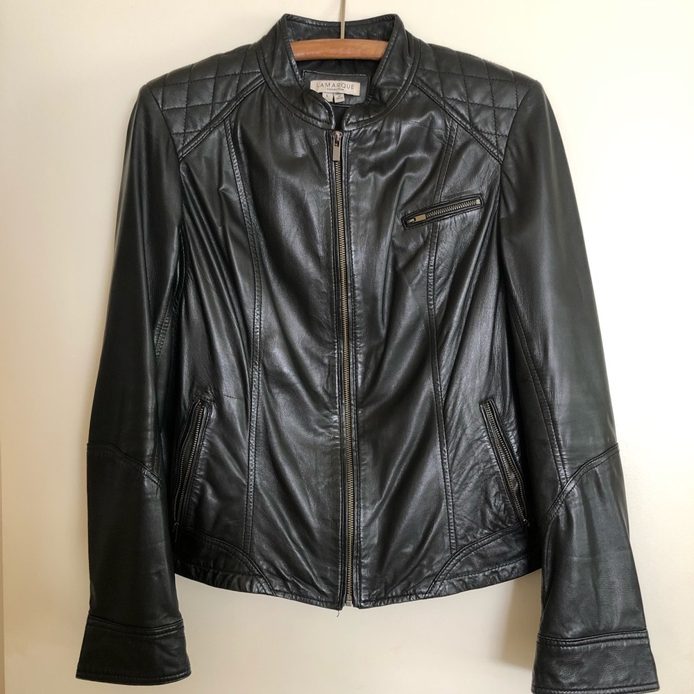 LaMarque - Sandra Leather Biker Moto Jacket